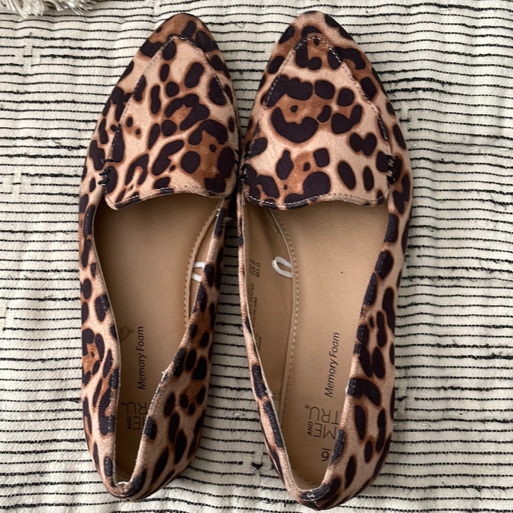 cheetah print flats